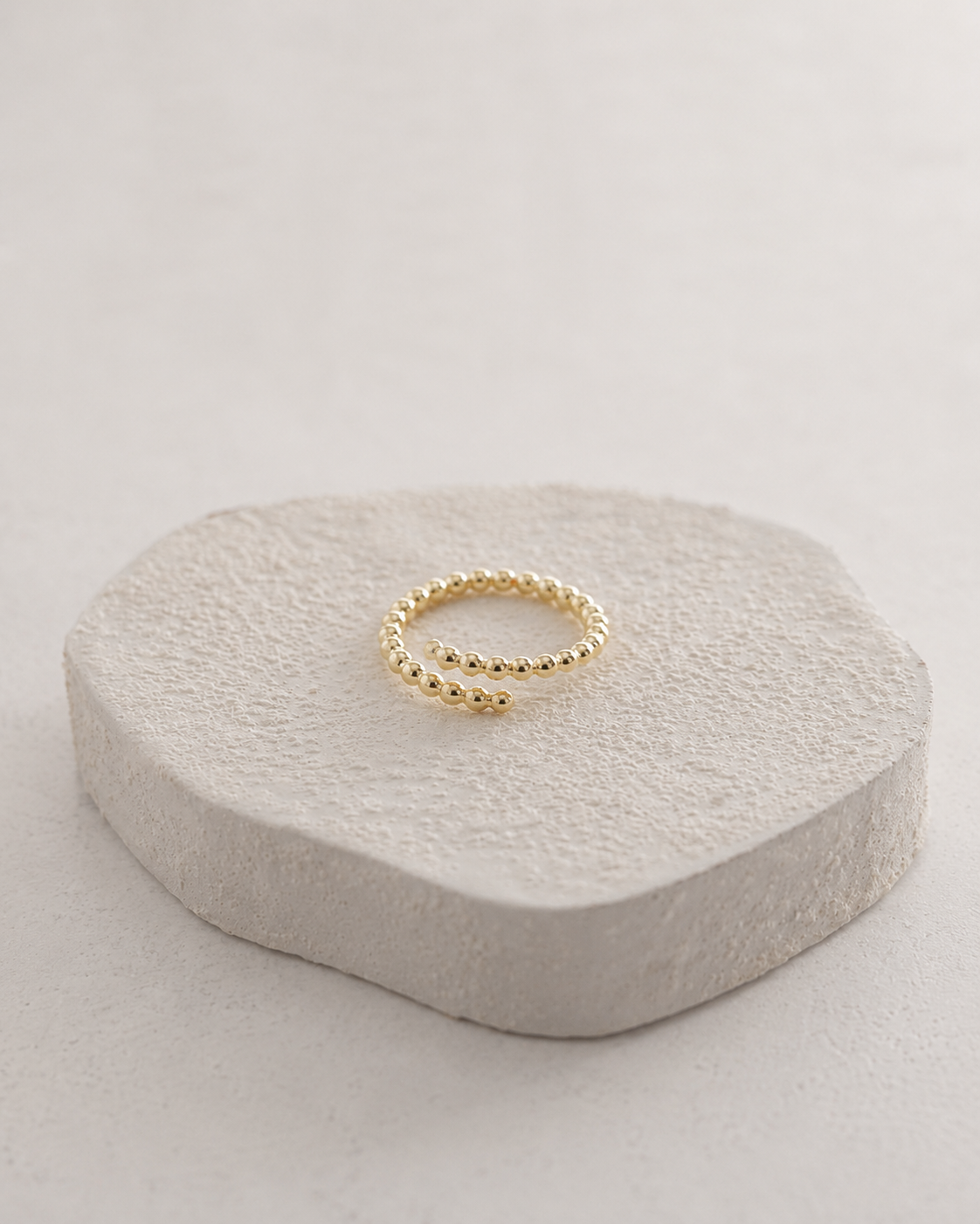 The Free Ring vergoldet als Produktbild