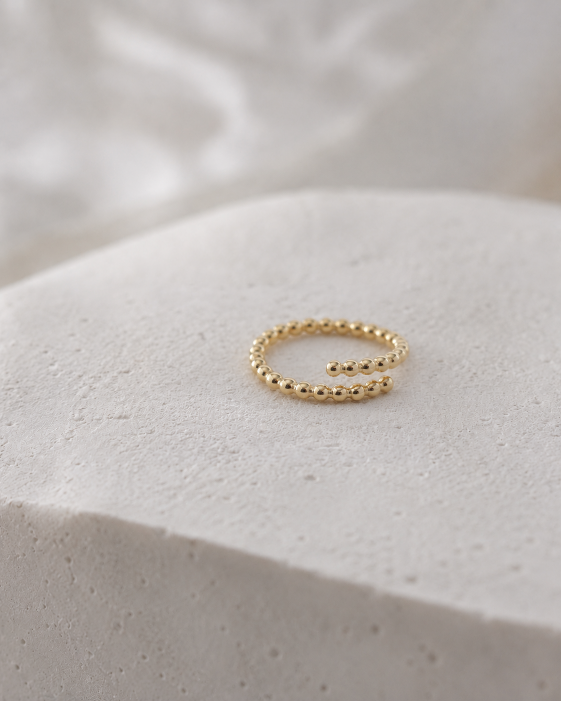 The Free Ring vergoldet als Produktbild