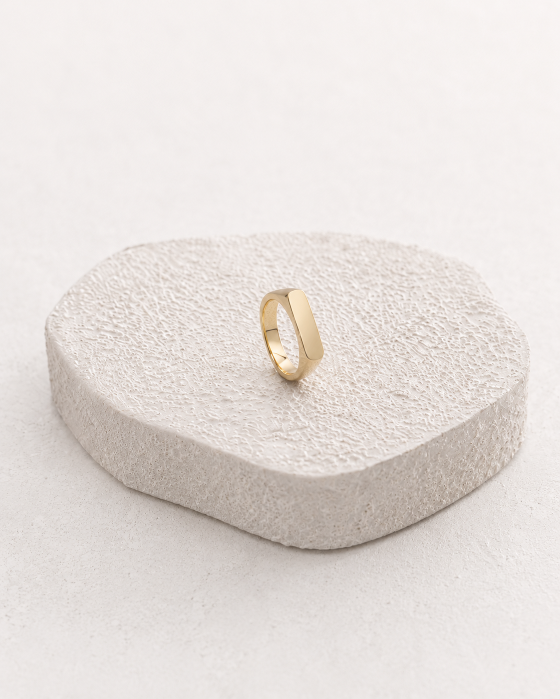 The True Ring vergoldet als klares Produktbild