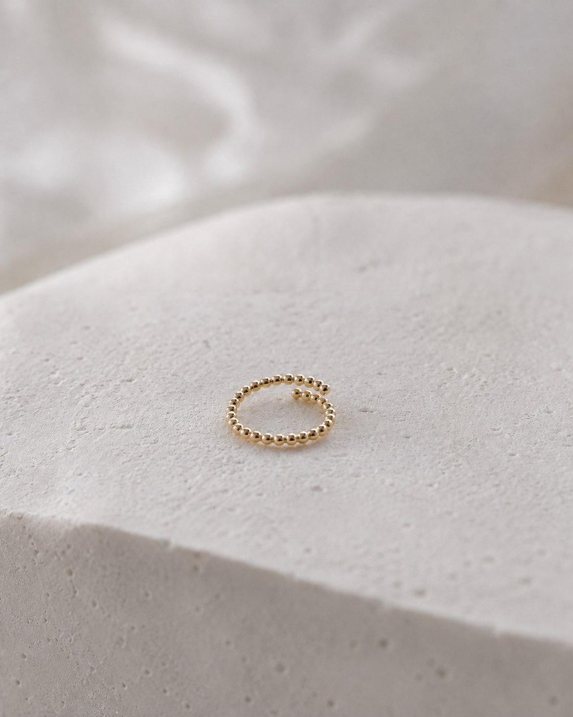 The Free Ring vergoldet als Produktbild